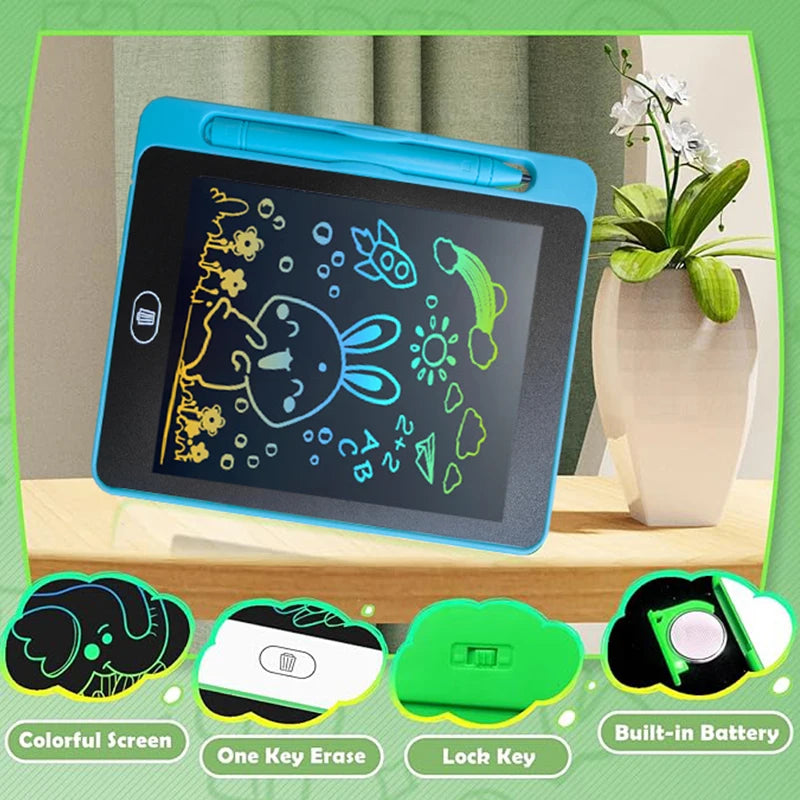12 Pack LCD Writing Tablet for Kids, 6.5 Inch Colorful Doodle Board Drawing Tablet,toys for children,educational toys