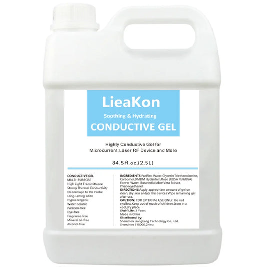 2.5L Gel Conductor Radiofrecuencia y Cavitacion Clear Contact Gel for Ultrasound Beauty Face and Body Skin Care