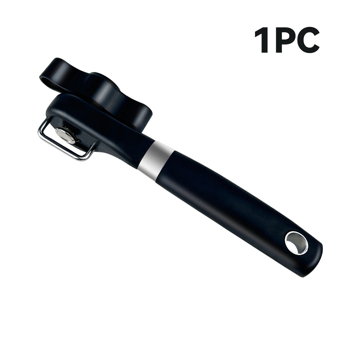 Safe Cut Can Opener Food Grade Stainless Steel Cutting Can Opener Smooth Edge Can Opener handheld for Kitchen & Restaurant