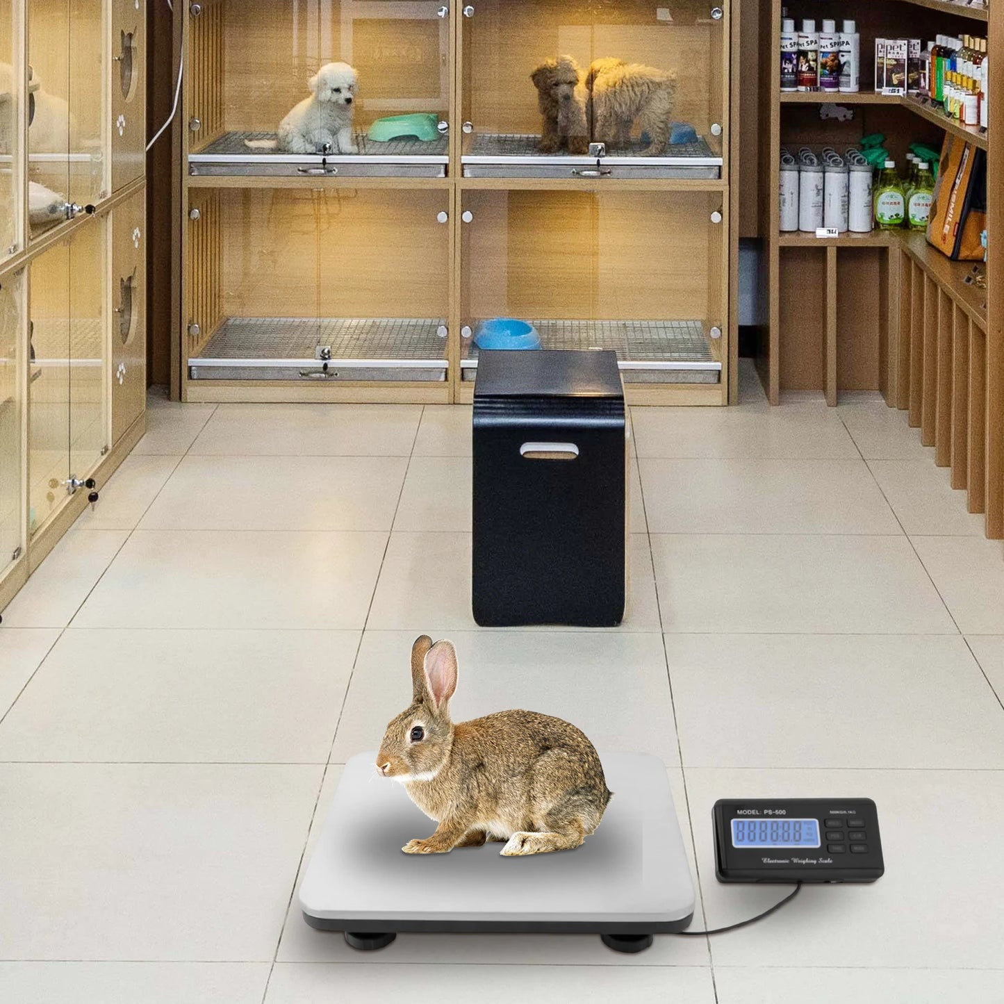 150KG/0.05KG Pet Digital-Scale Digital Platform Scale for Cats Dogs Measure Tool Electronic Kitchen Scale (kg/oz/lb)