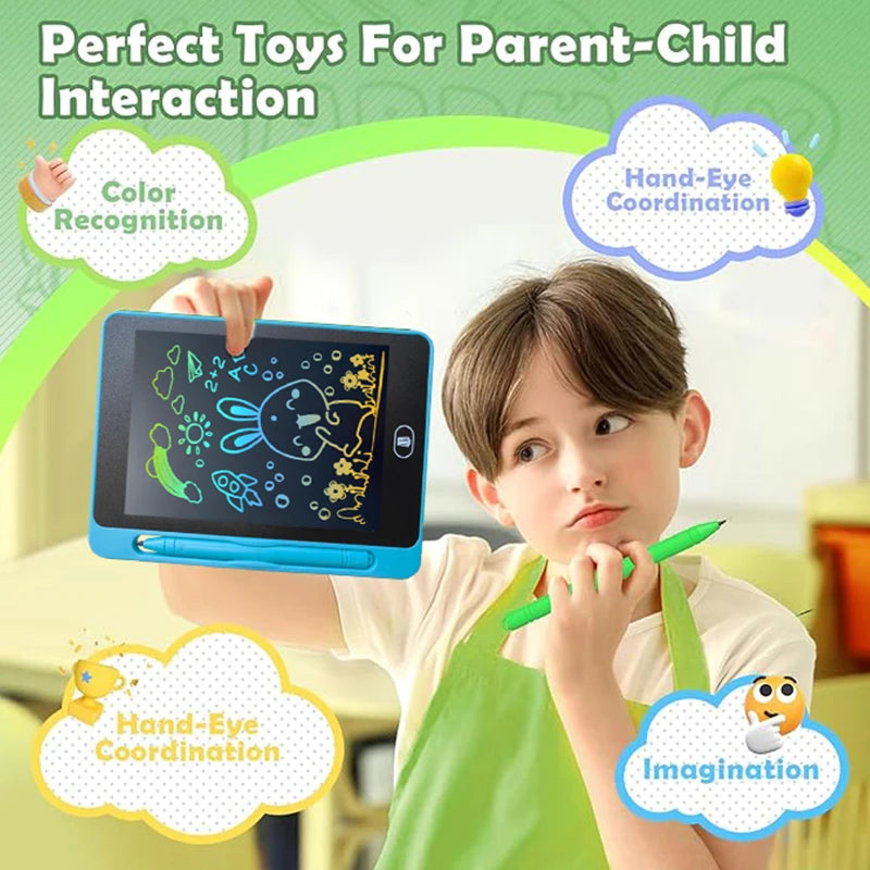 12 Pack LCD Writing Tablet for Kids, 6.5 Inch Colorful Doodle Board Drawing Tablet,toys for children，educational toys