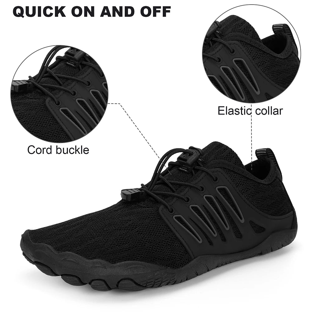 Unisex Water Shoes Lightweight Aqua Shoes Non Slip Barefoot Beach Shoes Casual Wading Shoes for Boating Fishing Diving Surfing