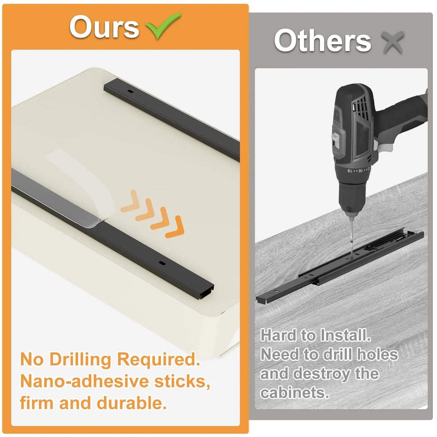 Pull Out Cabinet Organizer, Slide Out Dish Drying Rack for Kitchen Cabinets, Pull Out Shelves for Kitchen Under Sink Organizer