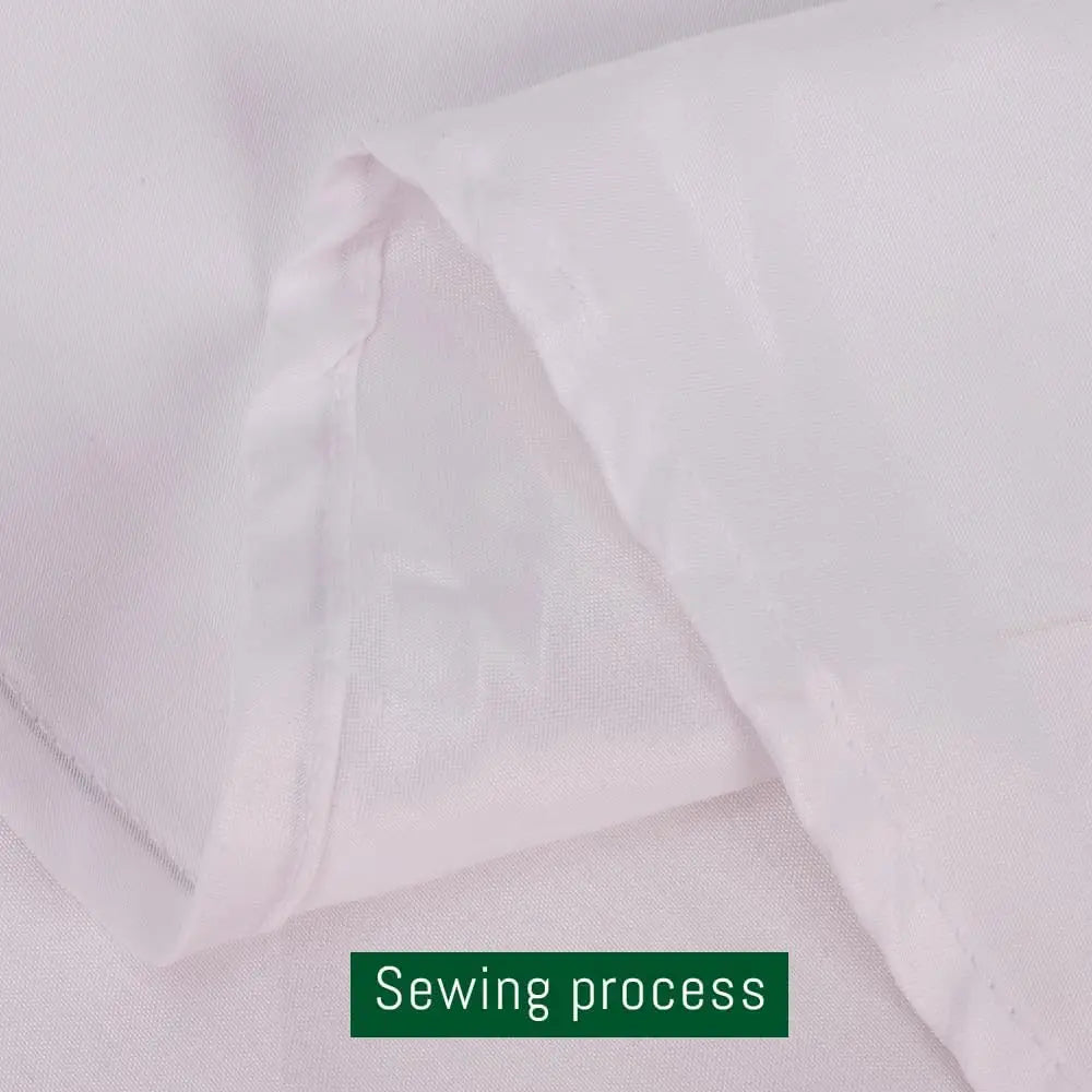 10 Pack Round Tablecloth White 120 Inch, Stain Resistant and Wrinkle Polyester Table Cloth, Washable Table Cover