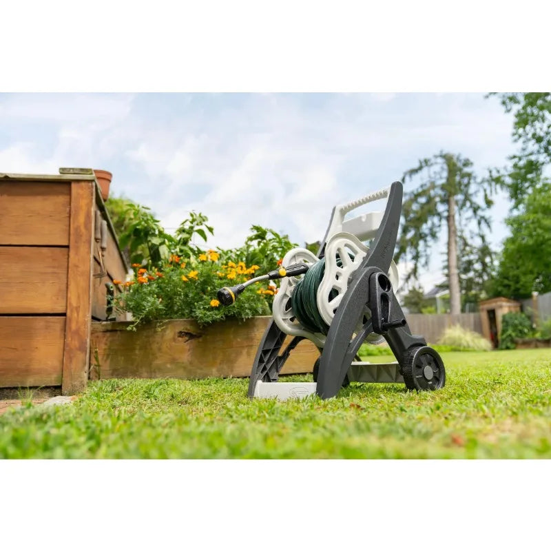 175-ft. Hose Reel Cart, Durable and Portable for the Garden