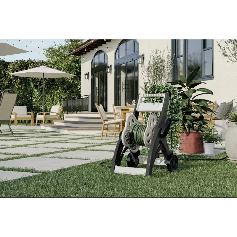 175-ft. Hose Reel Cart, Durable and Portable for the Garden