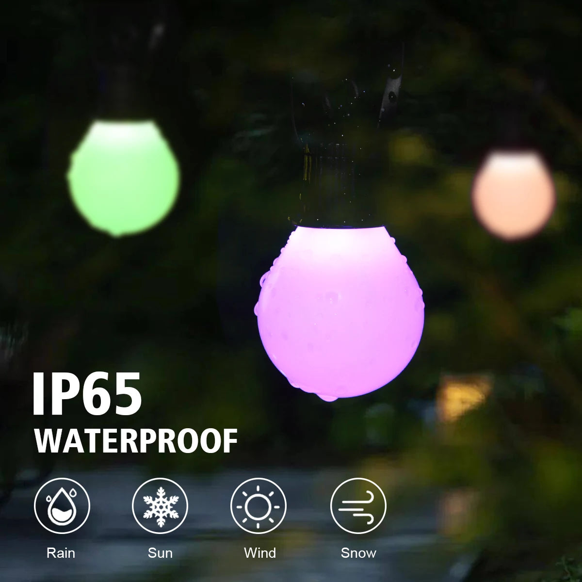 Christmas Decor LED String Light,USB Fairy Lights,Garland Light,Smart App Control,Camping Lamp,Bedroom Outdoor Garden Decoration
