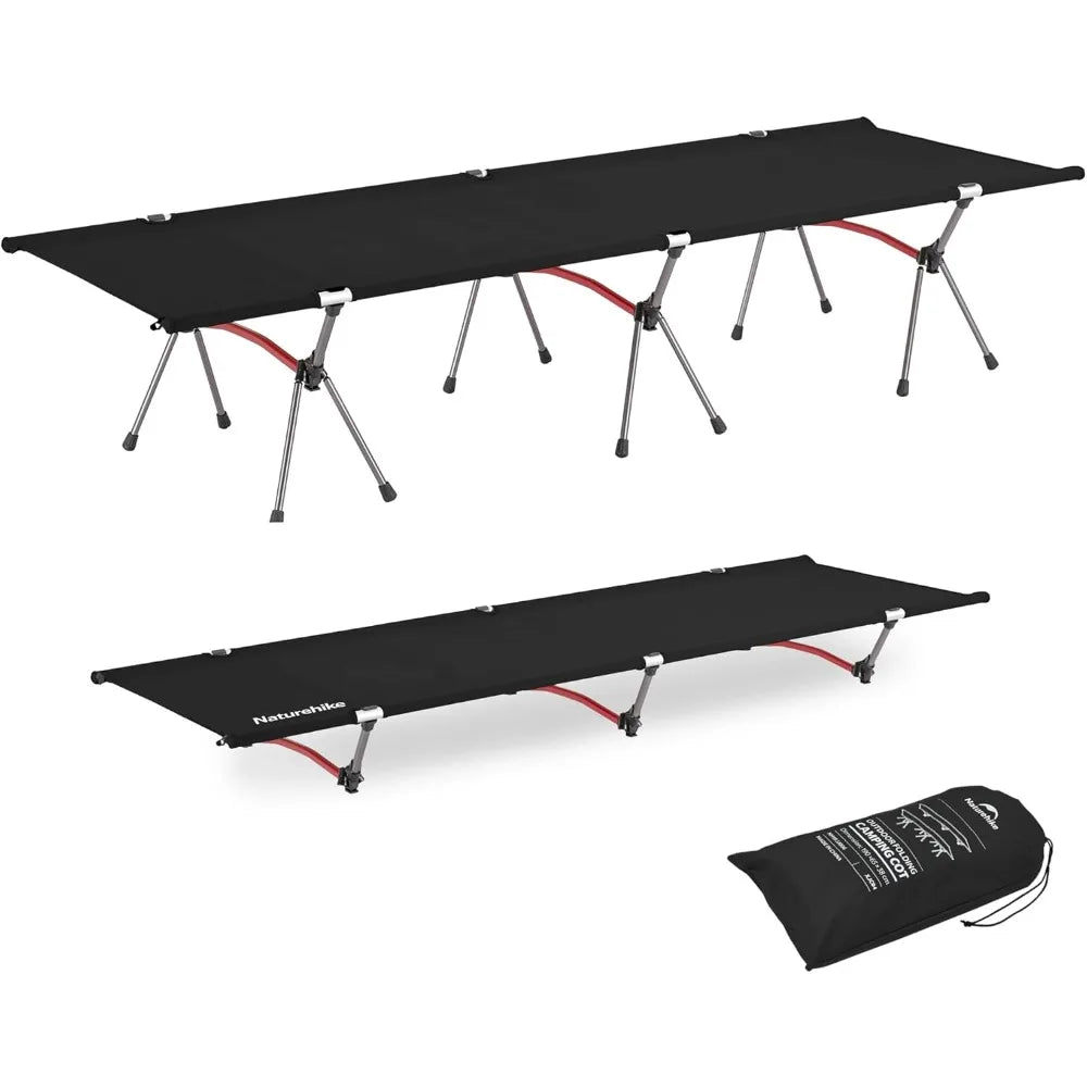 Popular Folding Camping Cot,Height Adjustable Ultralight Backpacking Cot,Portable Camping Bed for Camping Hiking Travel Home