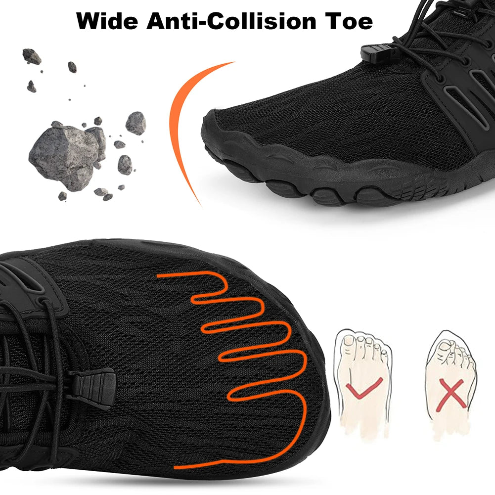 Unisex Water Shoes Lightweight Aqua Shoes Non Slip Barefoot Beach Shoes Casual Wading Shoes for Boating Fishing Diving Surfing
