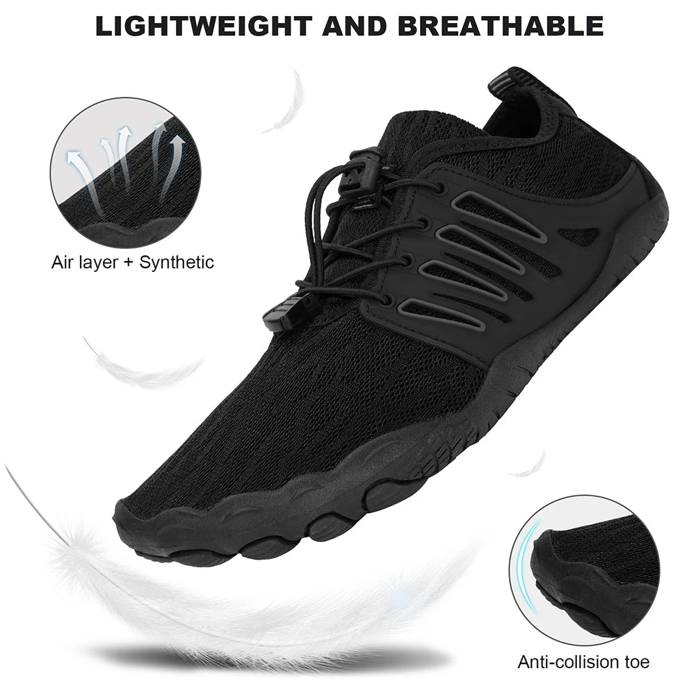 Unisex Water Shoes Lightweight Aqua Shoes Non Slip Barefoot Beach Shoes Casual Wading Shoes for Boating Fishing Diving Surfing