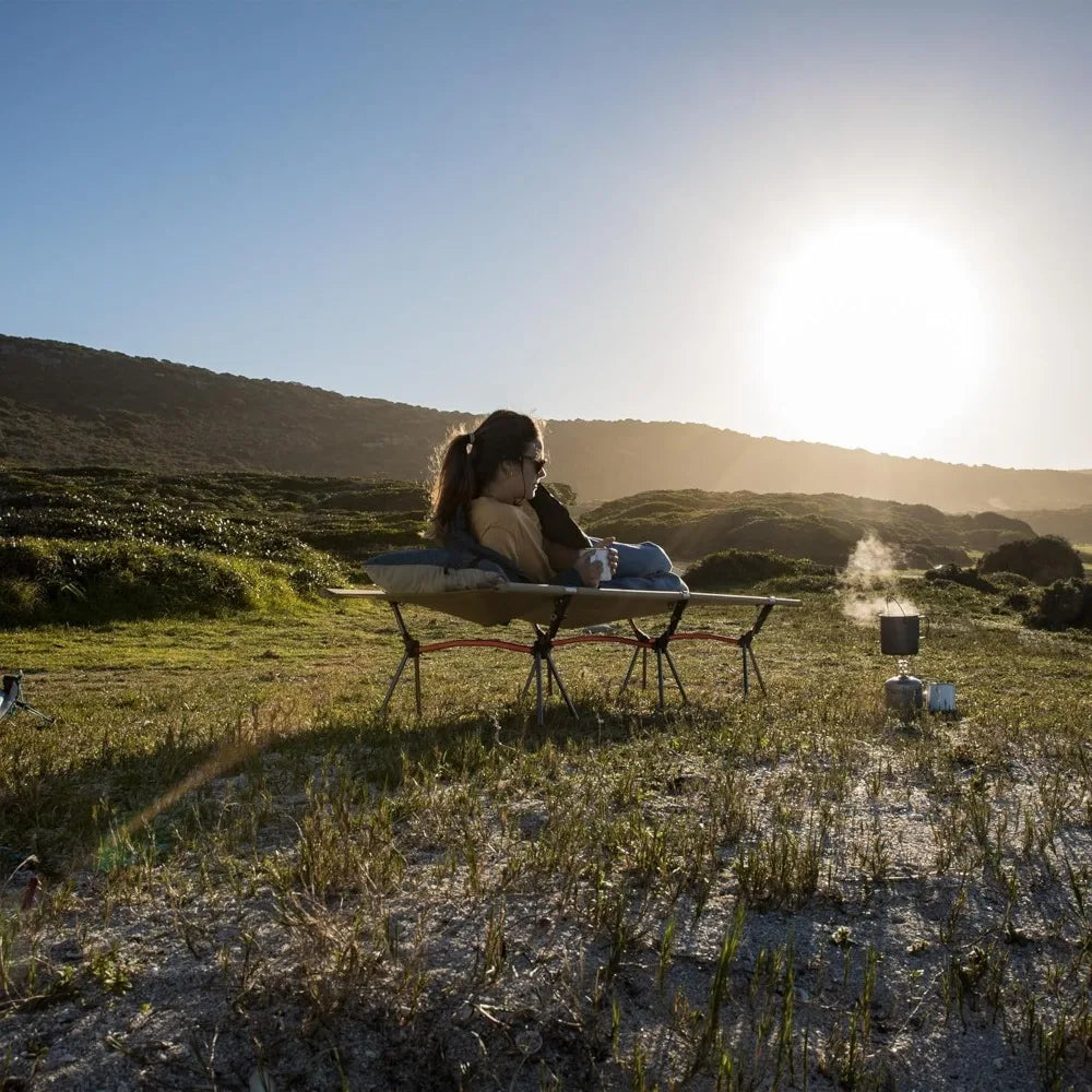 Popular Folding Camping Cot,Height Adjustable Ultralight Backpacking Cot,Portable Camping Bed for Camping Hiking Travel Home