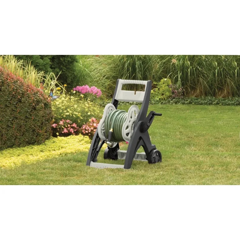 175-ft. Hose Reel Cart, Durable and Portable for the Garden