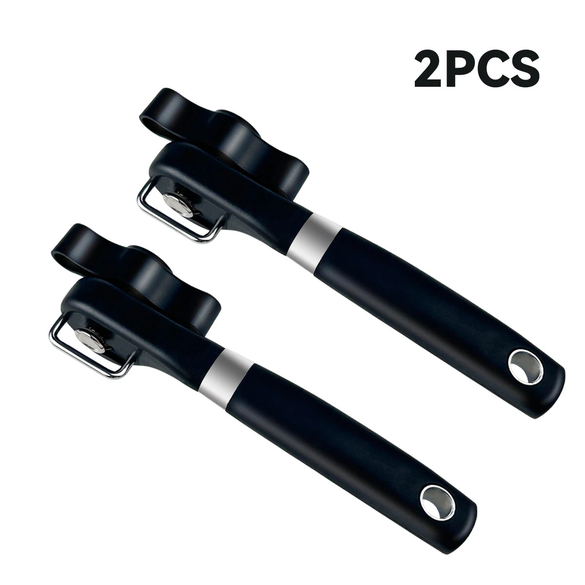 Safe Cut Can Opener Food Grade Stainless Steel Cutting Can Opener Smooth Edge Can Opener handheld for Kitchen & Restaurant